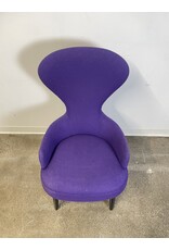 Tom Dixon Wing Back Purple Dining Chairs