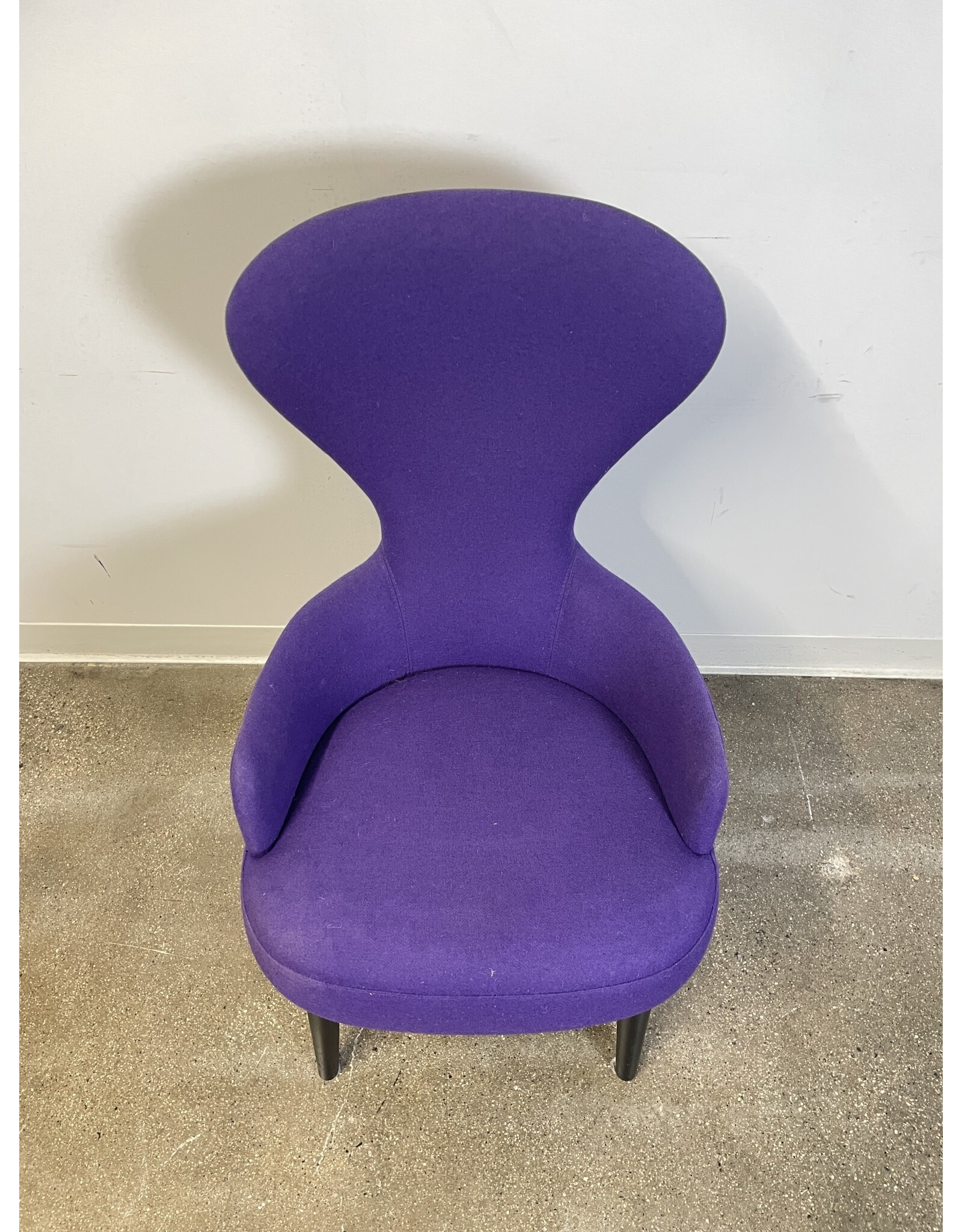 Tom Dixon Wing Back Purple Dining Chairs