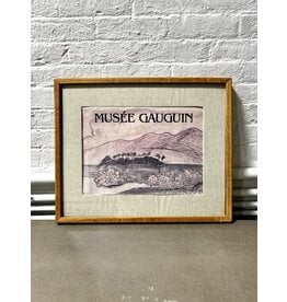 Musee Gaugin Framed Exhibition Poster
