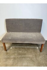 Flexform Dining Banquette in Soft Tweed Upholstery