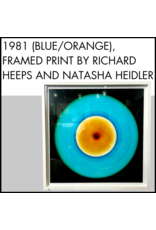 1981 (Blue/Orange), framed limited edition color print, by Richard Heeps and Natasha Heidler