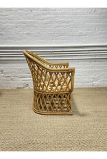 Split Reed Lounge Chair - No Cushion