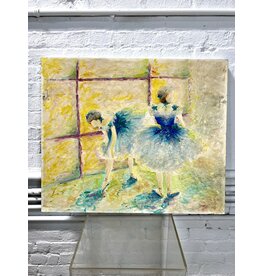 Two Ballerinas, oil on canvas