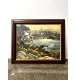 Cape Ann Harbor, framed print
