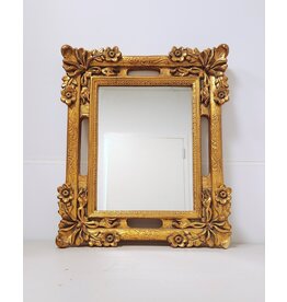 Ornate Cut-out Carved Giltwood Hanging Mirror