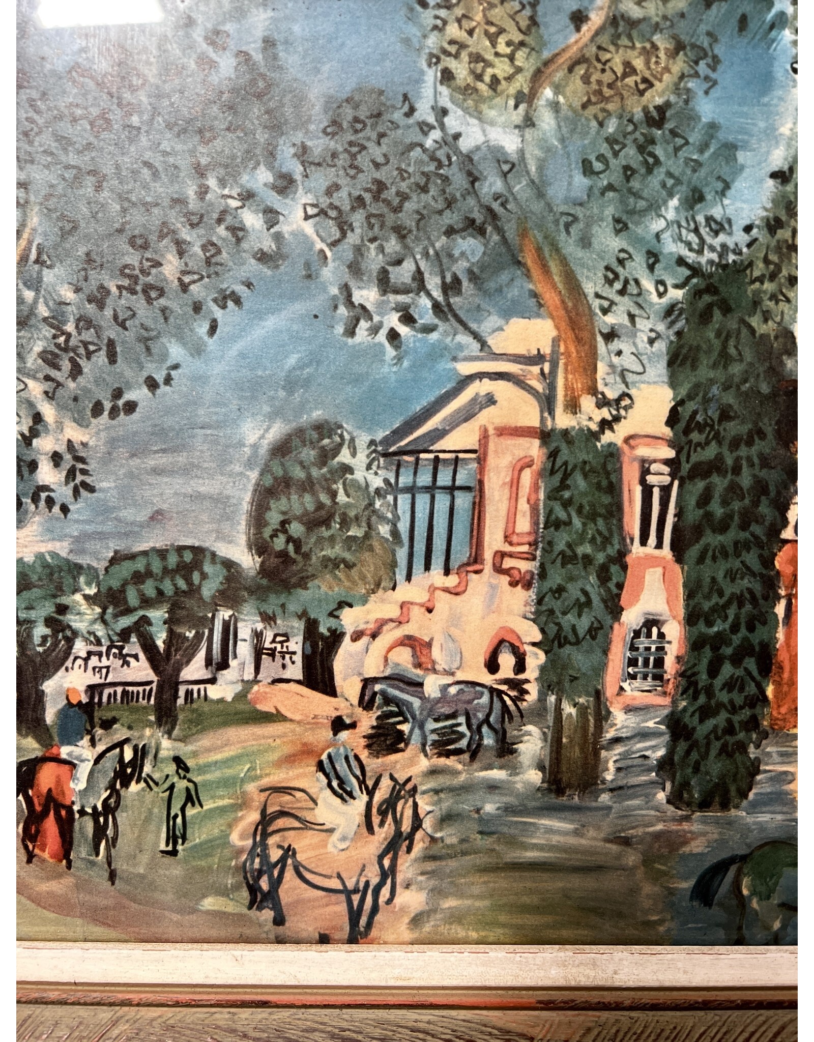 Paddock at Deau by Raoul Dufy framed print