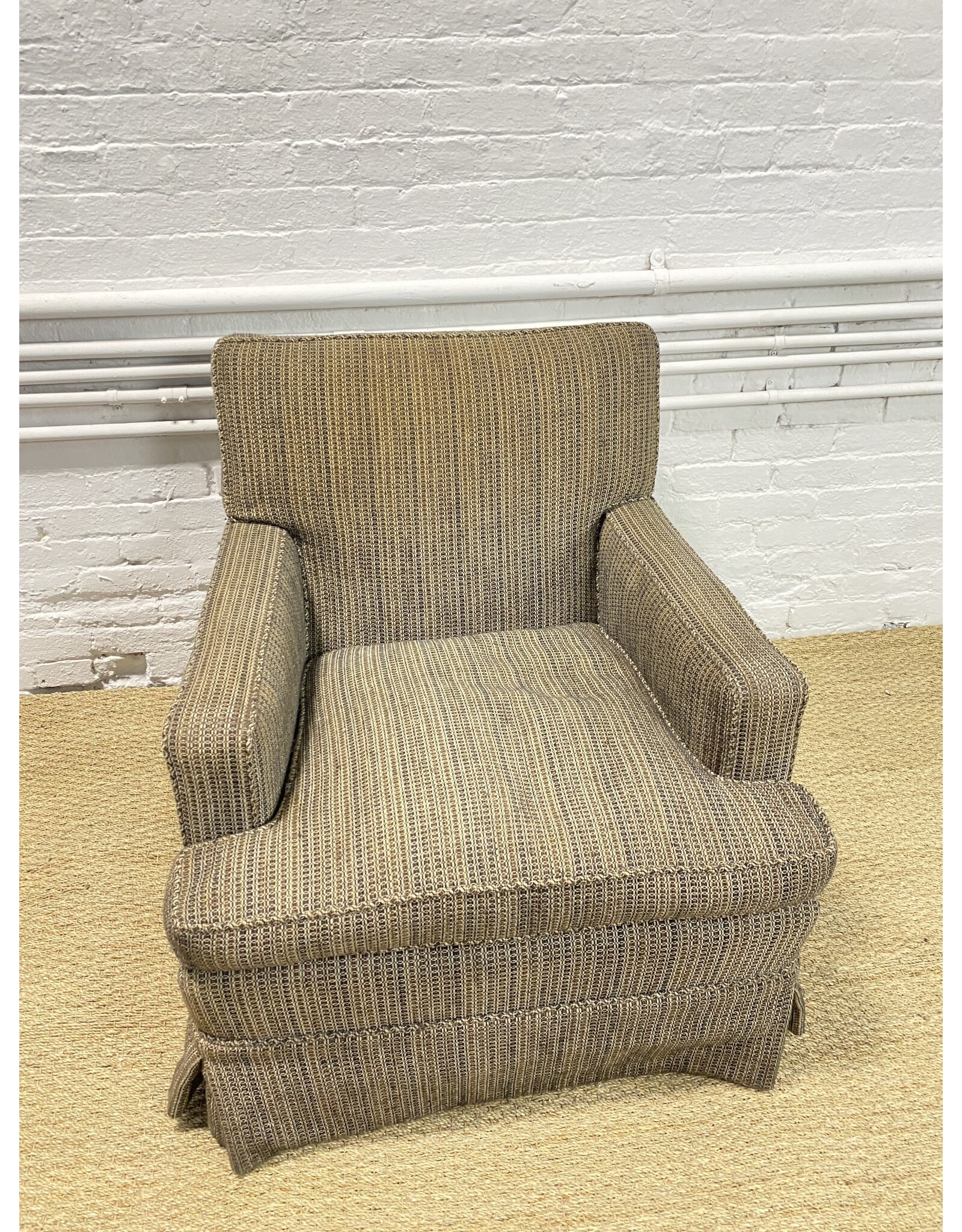 Mid-Century Brown Armchair by Joseph Giannola
