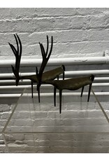 Pair of Vintage MCM Deer Sculptures