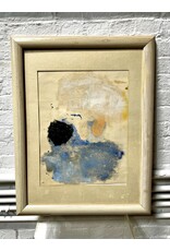 Bleue, framed painting on paper