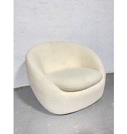 Modern Round Cozy Swivel Lounge Chair