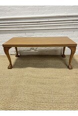 Claw Foot Wooden Coffee Table