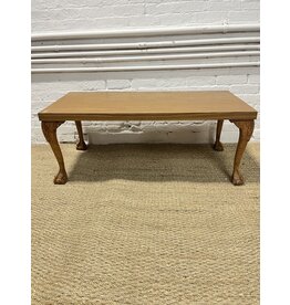 Claw Foot Wooden Coffee Table