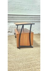 Side Table with Shelf and Storage