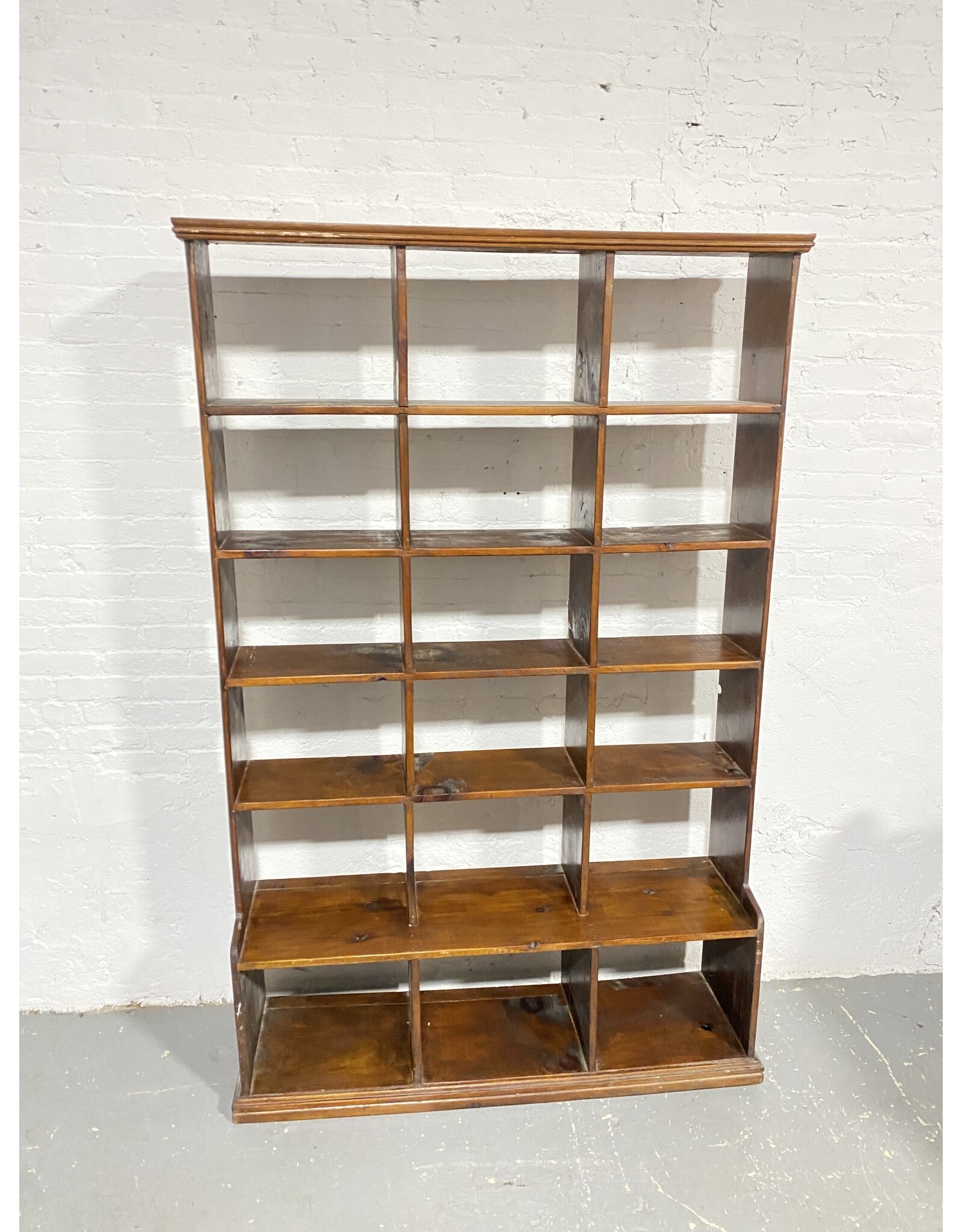 Hand Crafted Wooden Cube Shelving