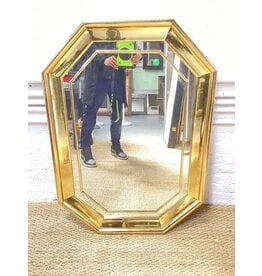 Mid-Century Style Large Octagon Mirror