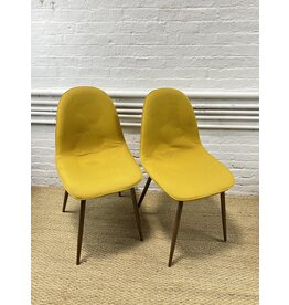 Modern Mustard Upholstered Dining Chair