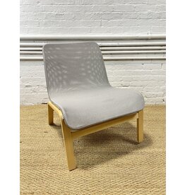 IKEA Ikea Nolmyra Easy Chair, Birch Veneer & Grey