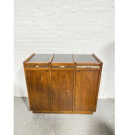 Rolling Bar/Server Cabinet in Style of Dunbar, Sprunger