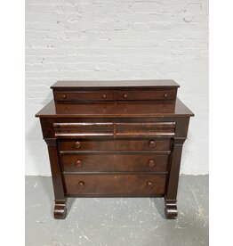 Vintage Victorian Mahogany Chest of 7 Drawers