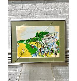 Goodwood 1930, by Raoul Dufy, framed limited edition serigraph on paper