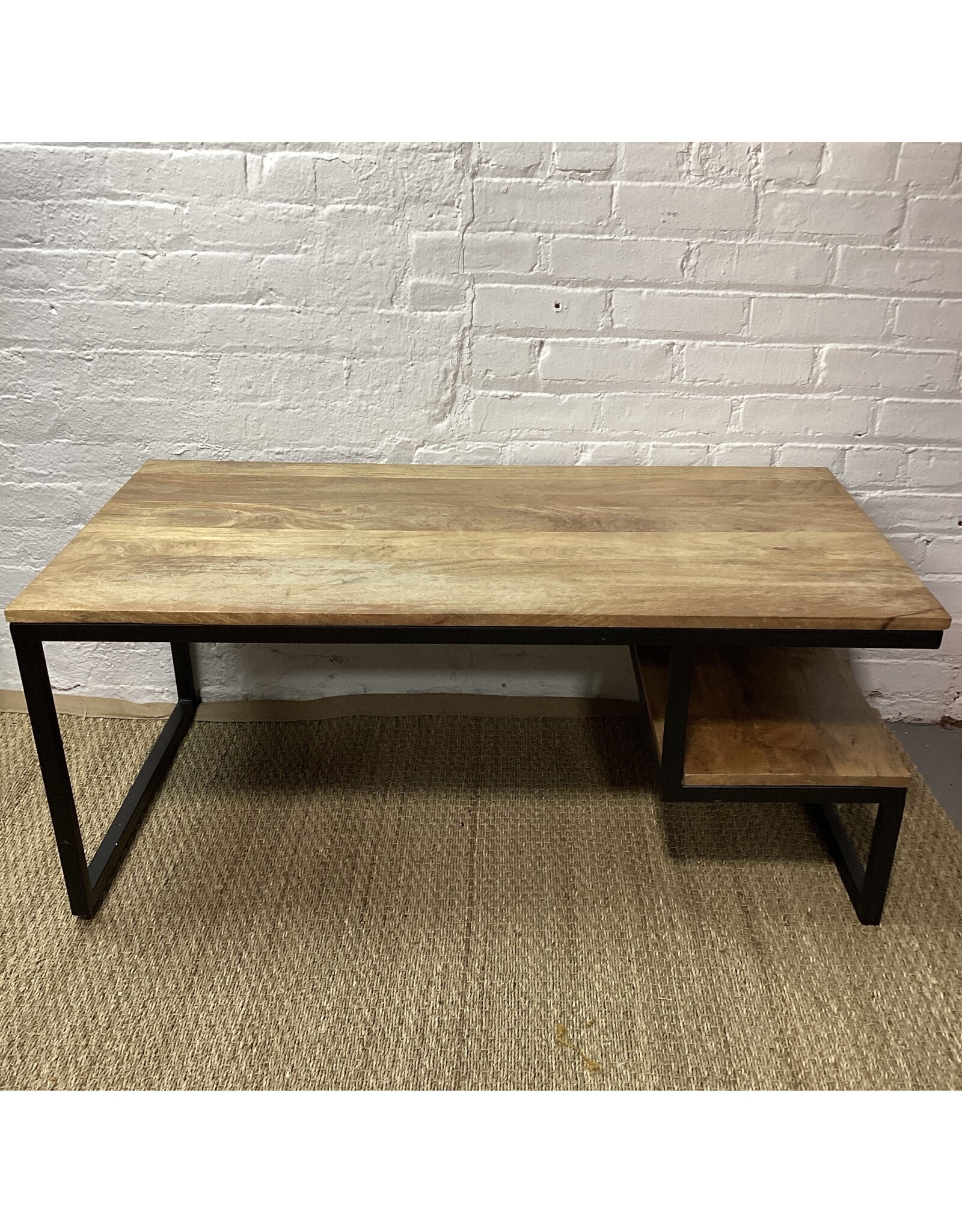 Wooden and Metal Industrial Style Desk