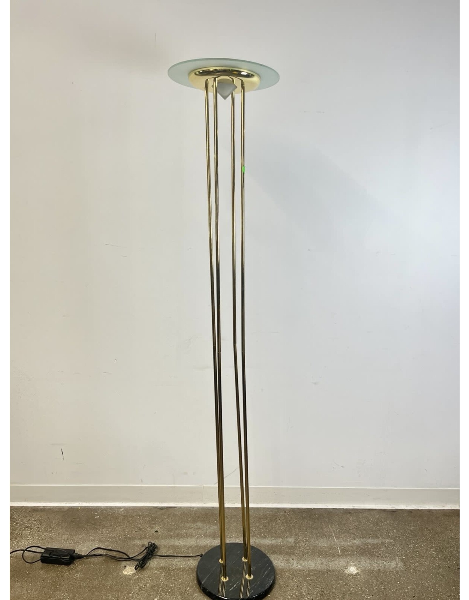 Art Deco Brass Floor Lamp