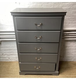 Seabright 5-Drawer Grey Dresser