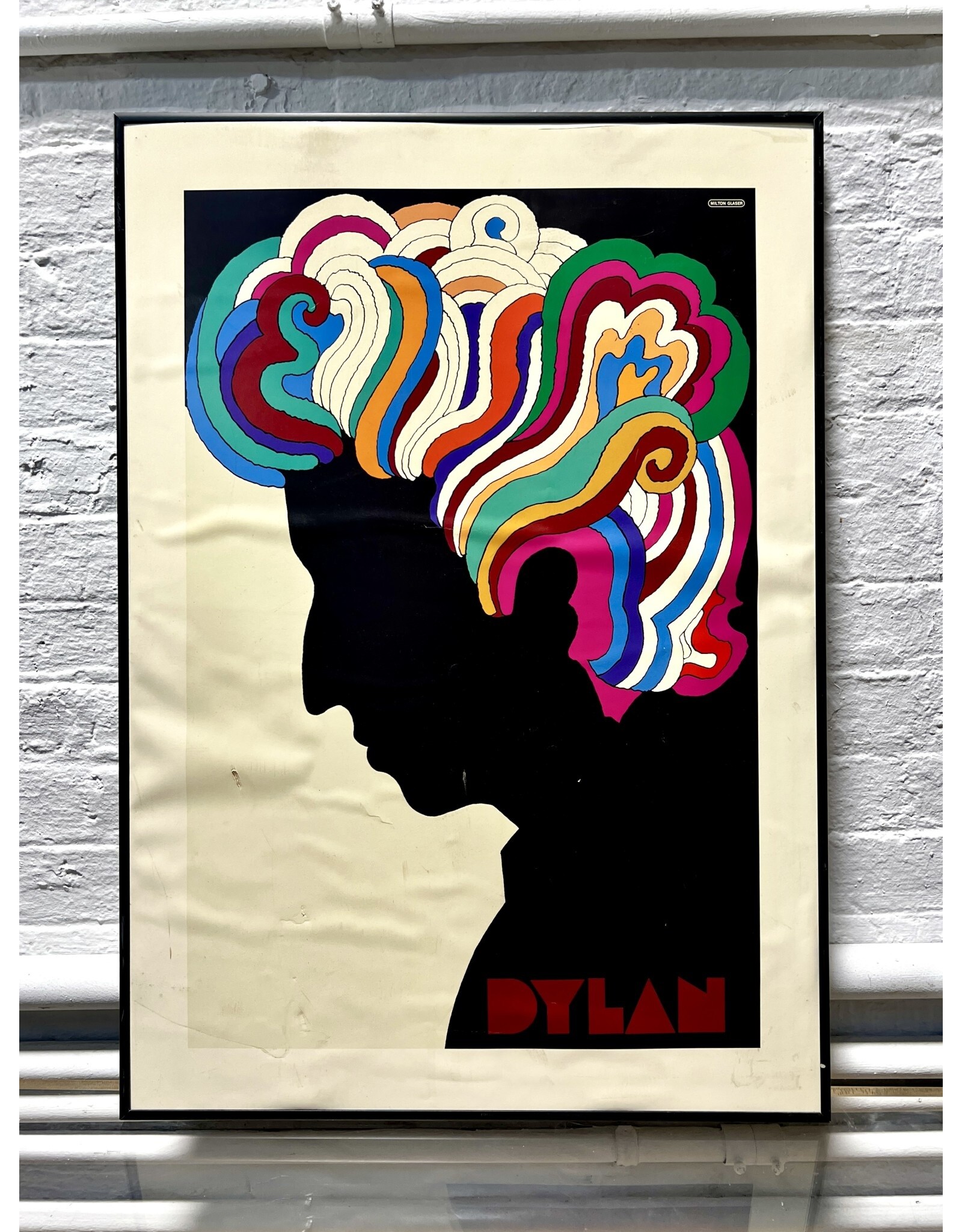 Dylan by Milton Glaser, framed print