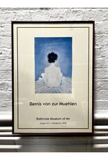 Bernis von zur Muehlen at the Baltimore Museum of Art, framed and signed exhibition poster, 439/750