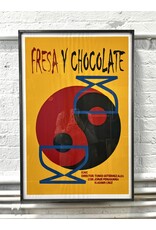 Fresa Y Chocolate, framed silkscreen print