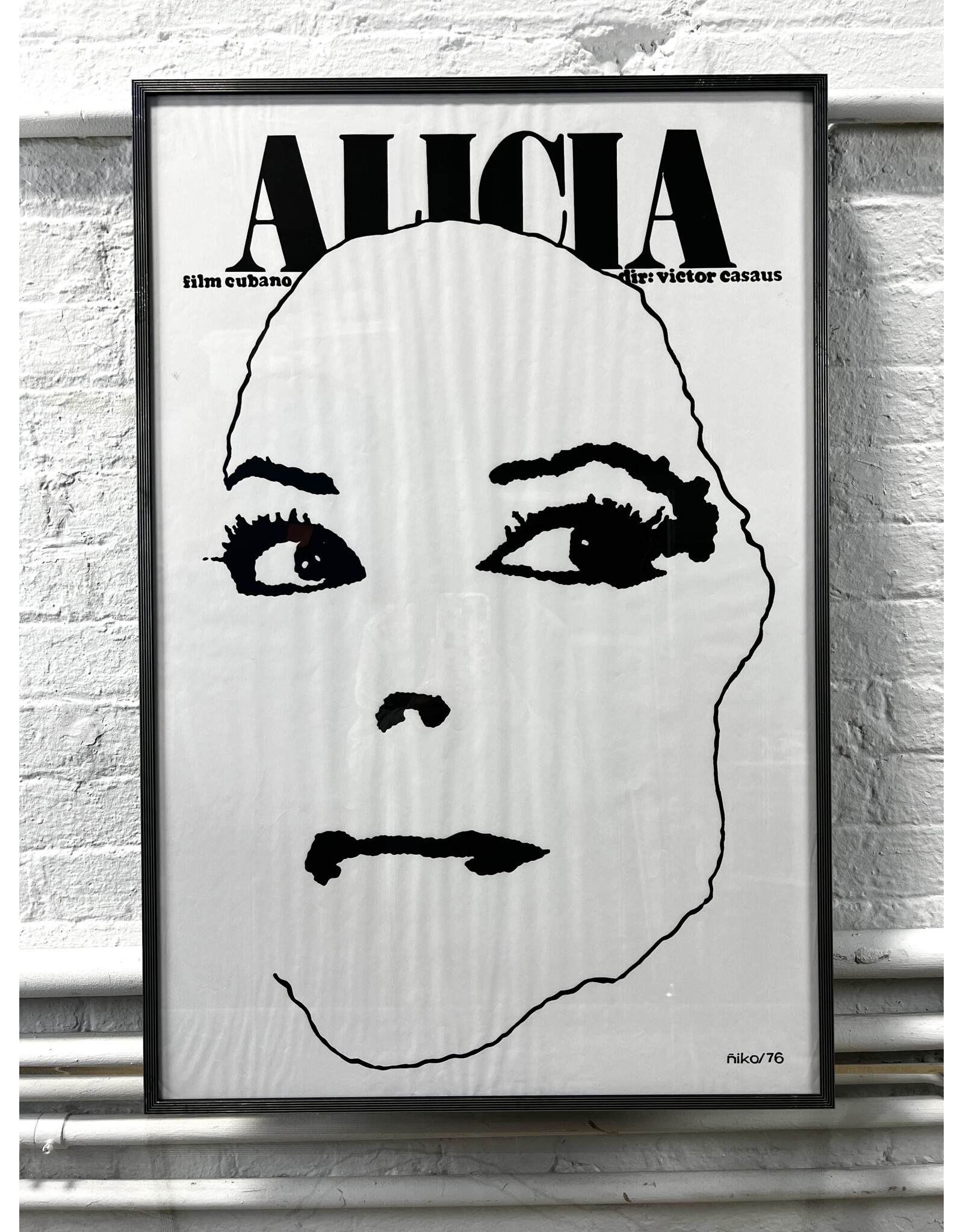 Framed Alicia Alonso silkscreen print