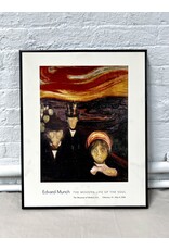 Edvard Munch: The Modern Life of the Soul at the Museum of Modern Art, framed exhibition poster