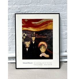 Edvard Munch: The Modern Life of the Soul at the Museum of Modern Art, framed exhibition poster