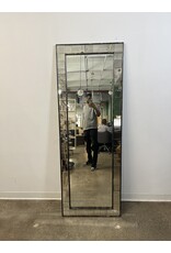 Reclaimed Extra Tall Mirror with Etched Frame
