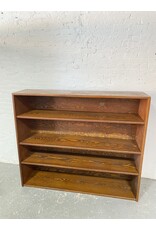 Large Oak 4 Shelf Bookcase