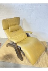 The Ergonomic Dark Walnut Leather Recliner Perfect Chair
