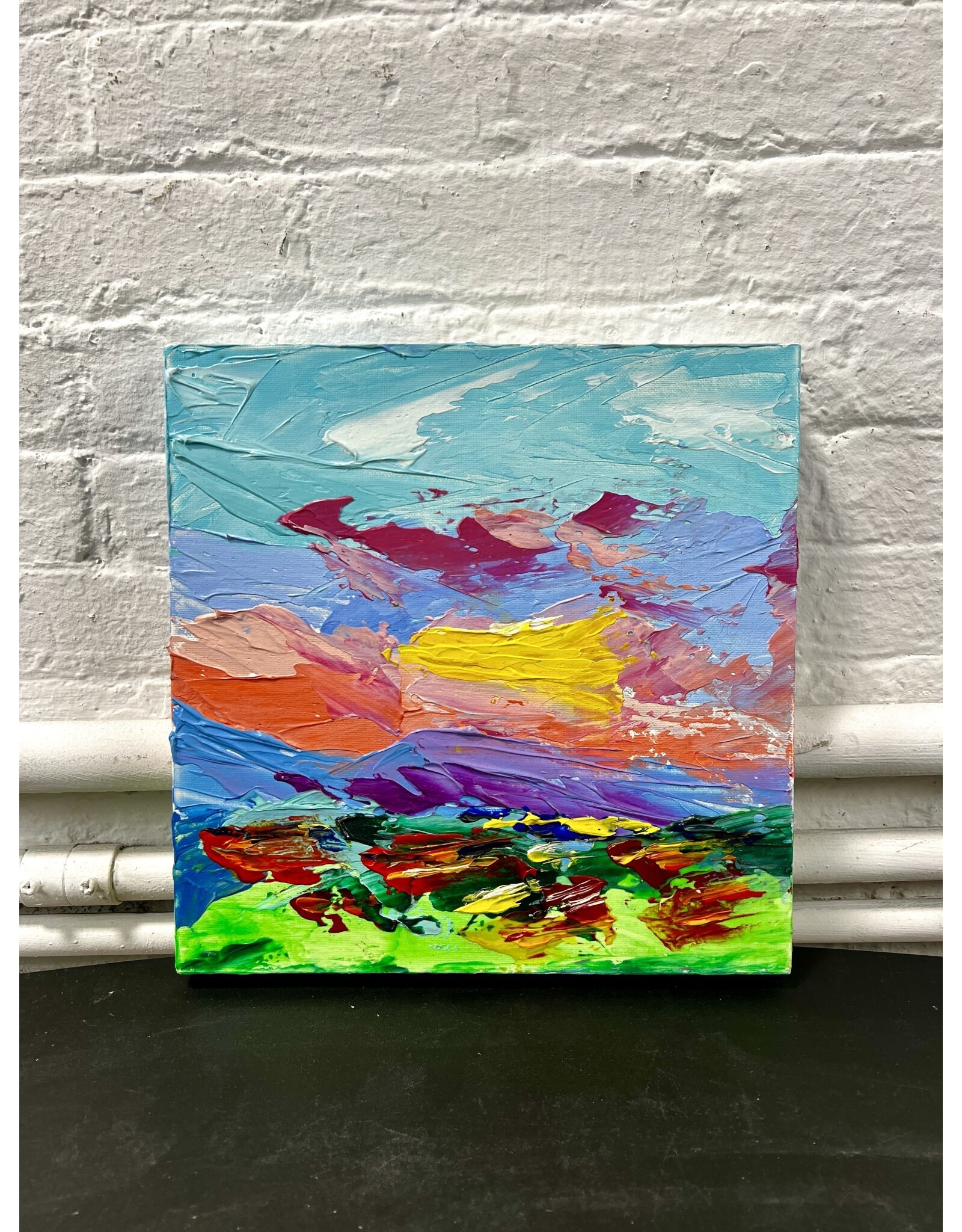 Autumn Sky, oil on canvas, sgnd D.K. 2020