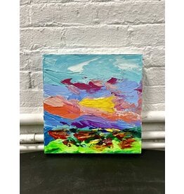 Autumn Sky, oil on canvas, sgnd D.K. 2020