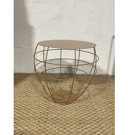 Small Tray Wire Cage Table