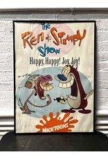 Framed Ren & Stimpy poster