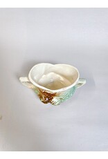 EC* McCoy Pottery Lidded Teapot Creamer, and Sugar Glazed Set