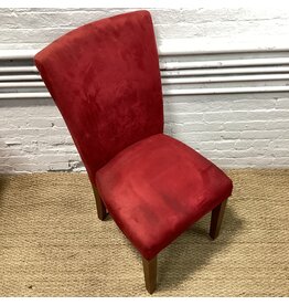 Westing Home Red Velvet Dining Chairs
