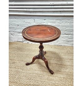 Antique Mahogany Leathertop Table