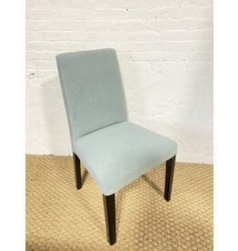 Blue Grey Slipcover Dining Chair