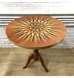 Wooden Dining table With Printed Base