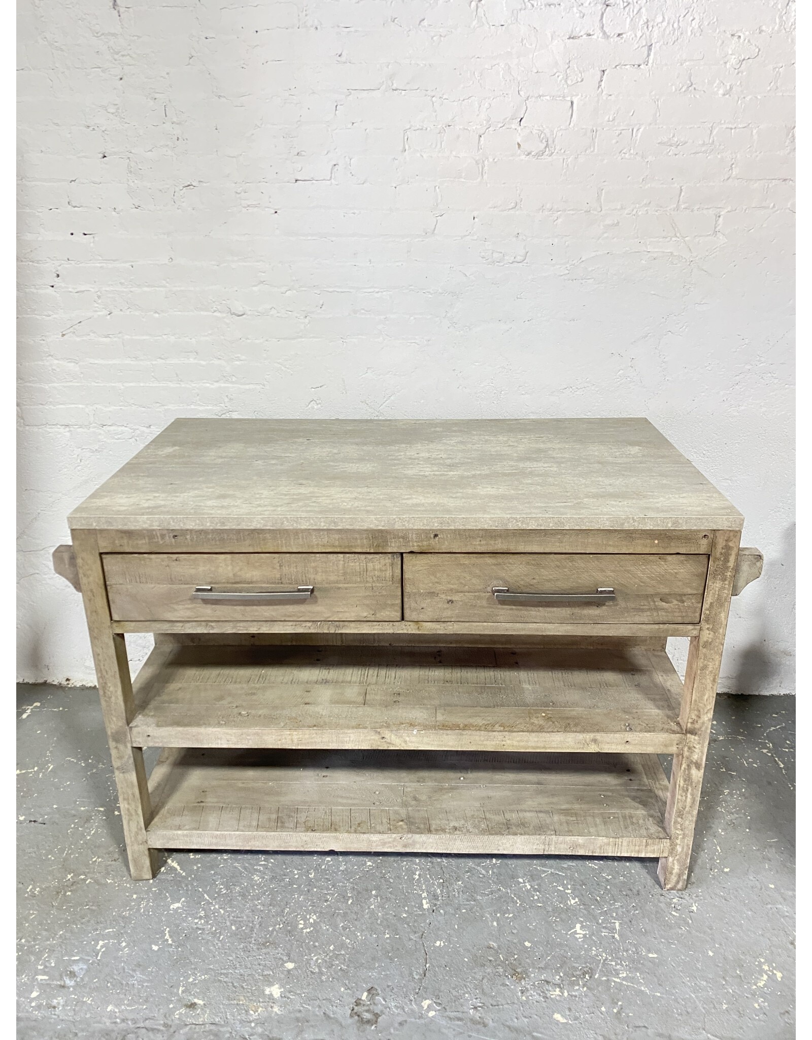 Birch Lane Reclaimed Pine Kitchen Island & Bar