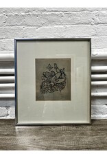 Nessun dorma, framed woodblock print, sgnd Mel Fowler