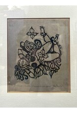 Nessun dorma, framed woodblock print, sgnd Mel Fowler