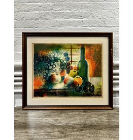 Still Life, framed lithograph, sgnd LUZ, 313/378