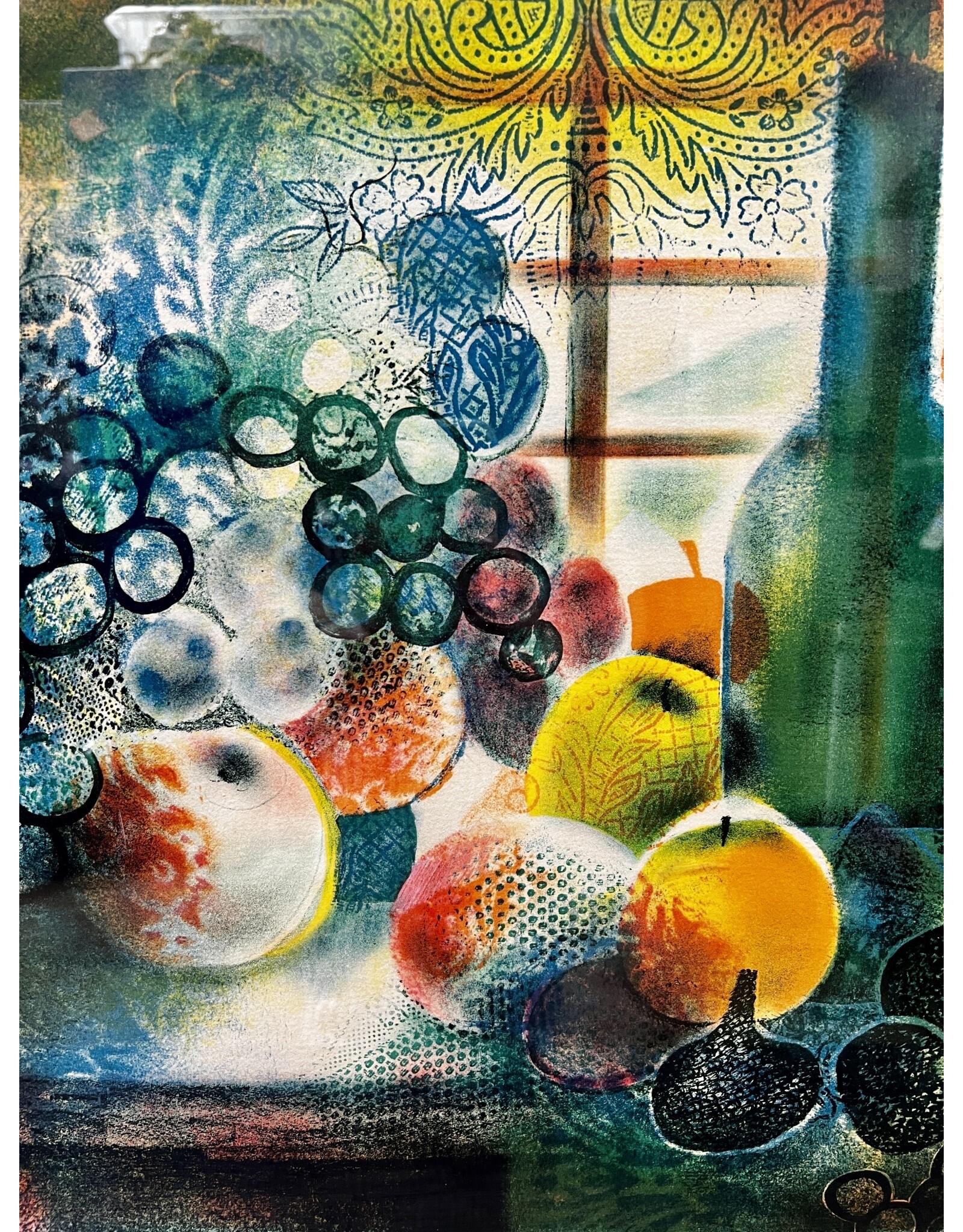 Still Life, framed lithograph, sgnd LUZ, 313/378